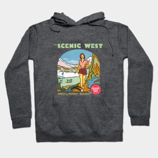 1940's The Scenic American West Hoodie